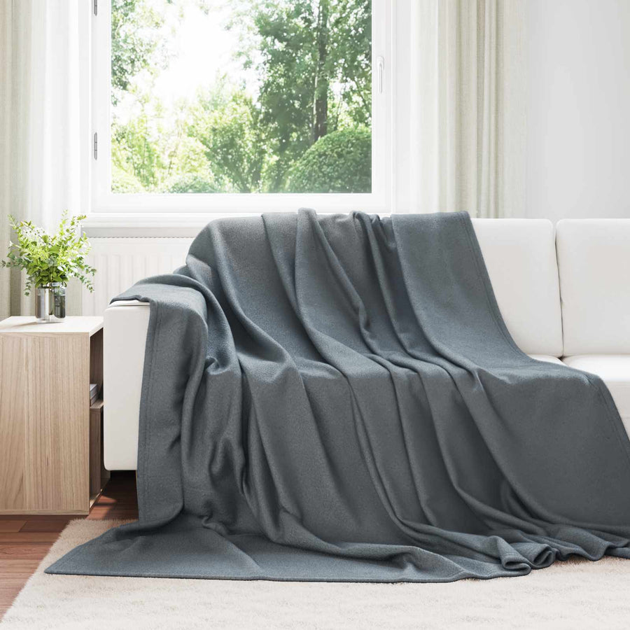 Kleden 24 stuks Donkergrijs 270 x 240 cm Fleece