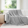 Kleden 24 pcs Grijs 270 x 240 cm Fleece