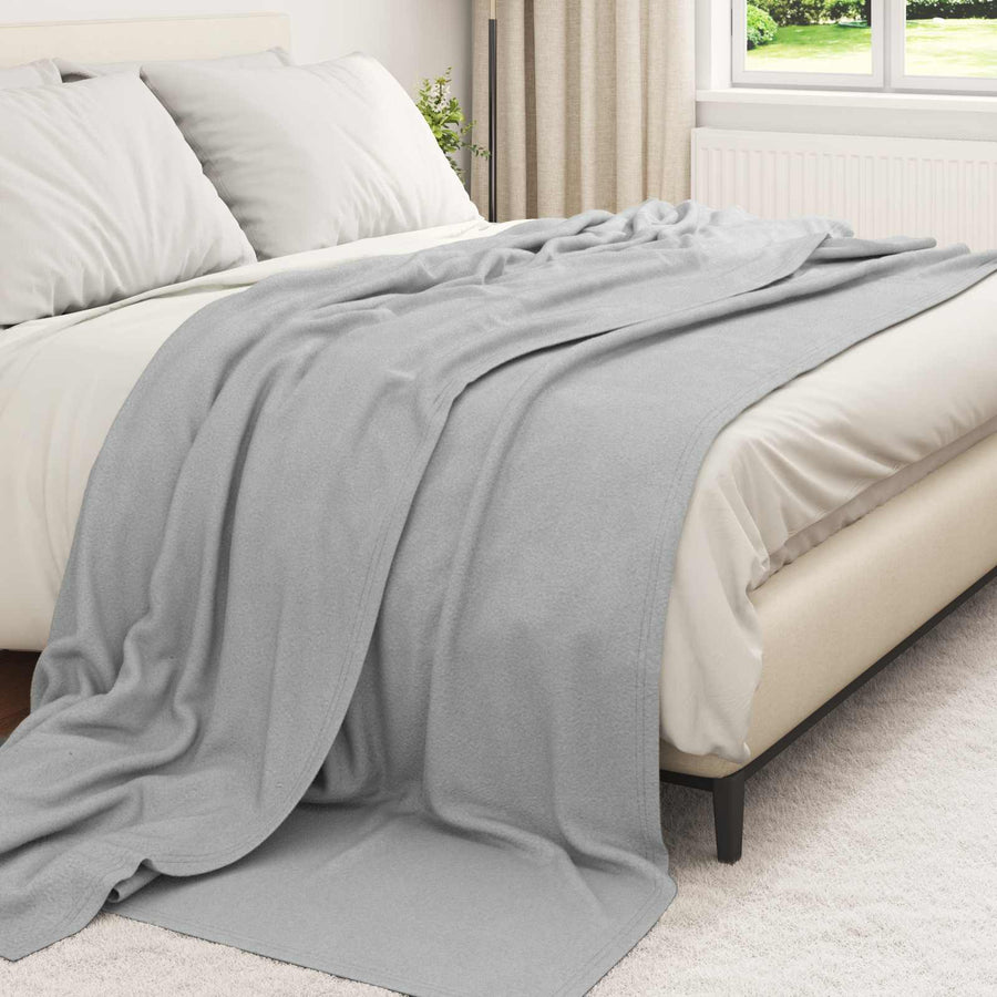 Kleden 24 stuks Grijs 270 x 240 cm Fleece