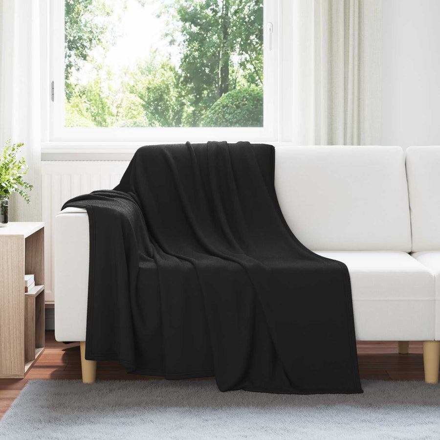 Kleden 24 stuks Zwart 200 x 150 cm Fleece