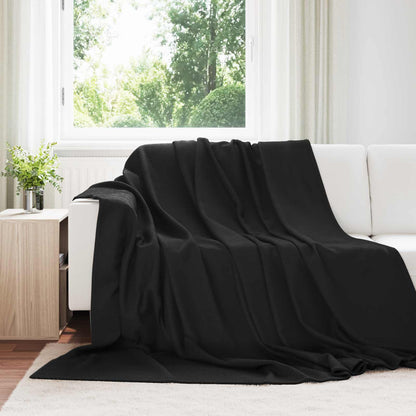 Kleden 24 stuks Zwart 270 x 240 cm Fleece