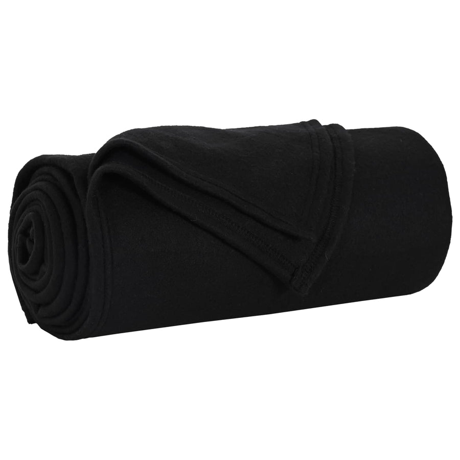 Kleden 24 stuks Zwart 270 x 240 cm Fleece