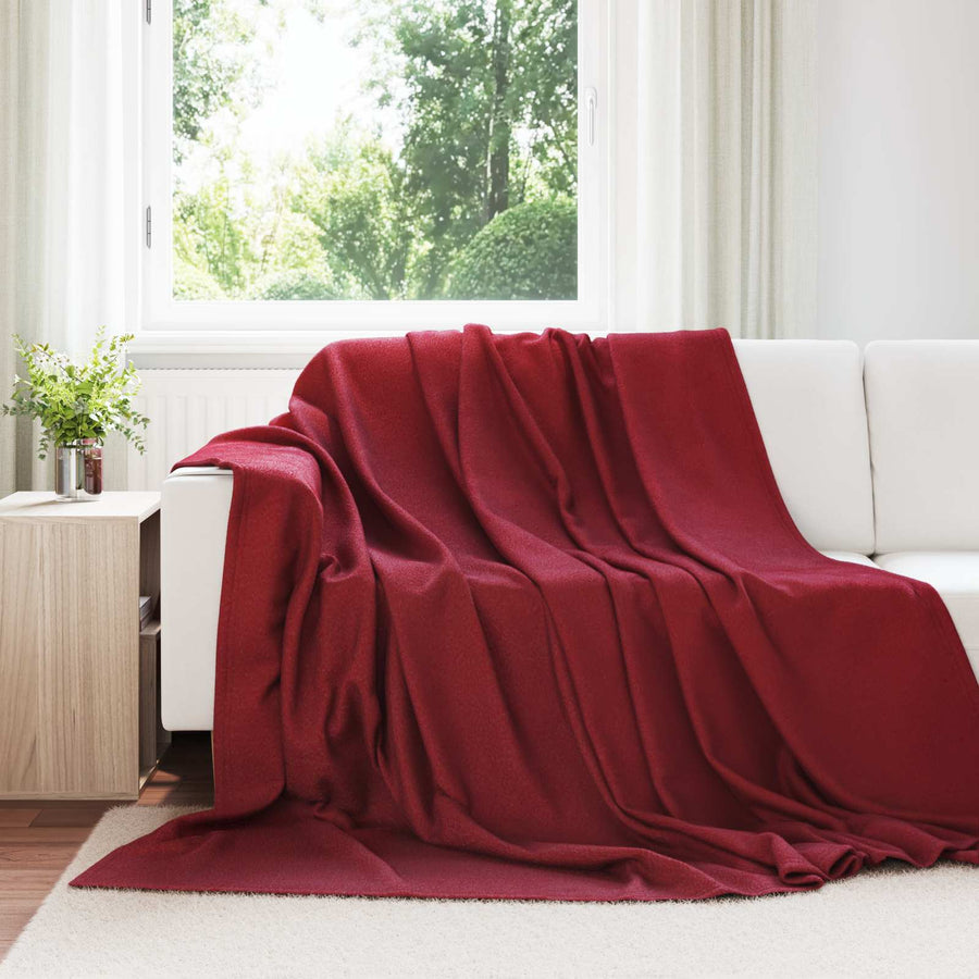 Kleden 24 stuks Bordeaux Rood 240 x 220 cm Fleece