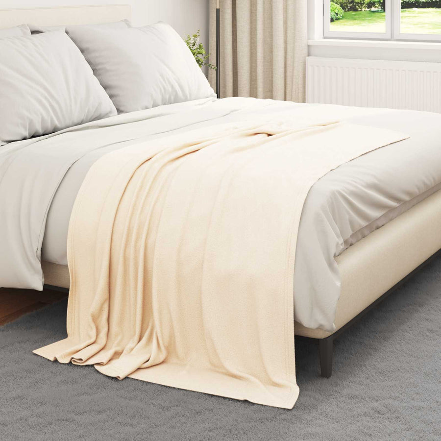 Kleden 24 stuks Crème 170 x 130 cm Fleece