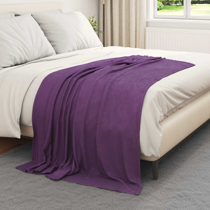 Kleden 24 stuks Paars 170 x 130 cm Fleece