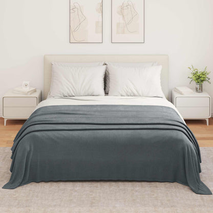 Gooi Deken Donkergrijs 350 x 270 cm Fleece