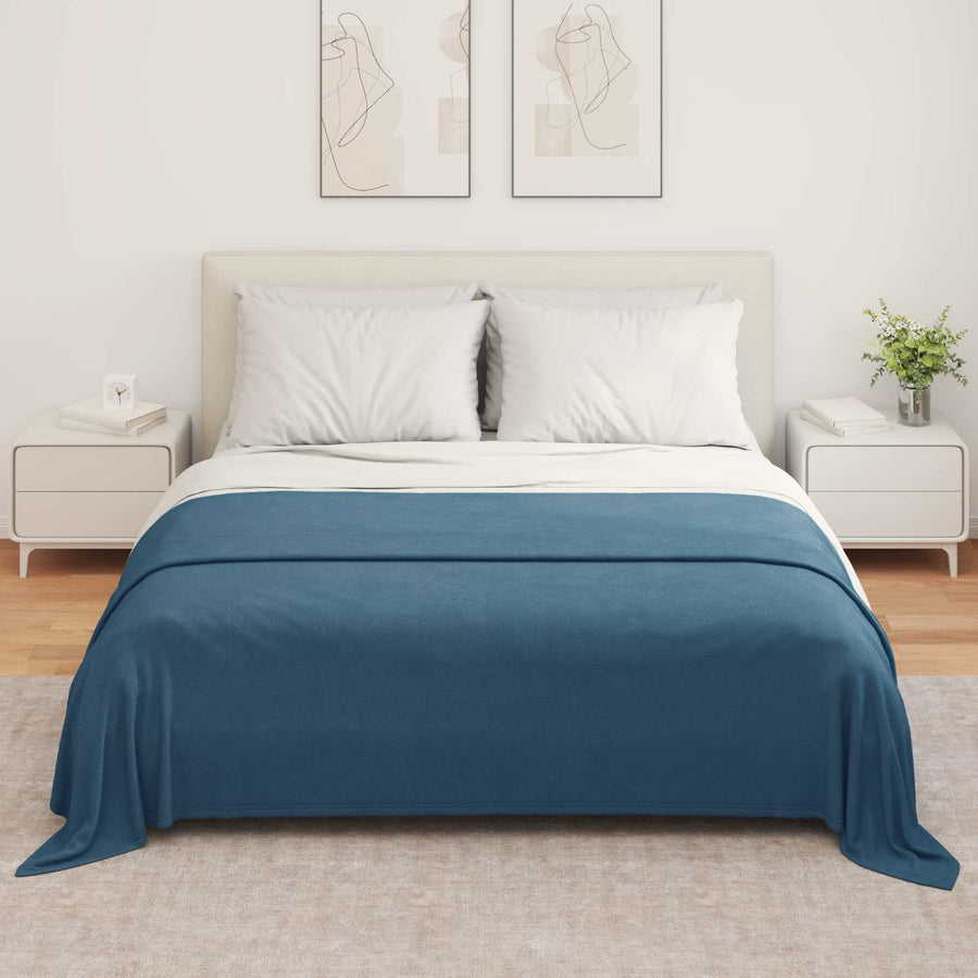 Gooi Deken Marineblauw 280 x 210 cm Fleece