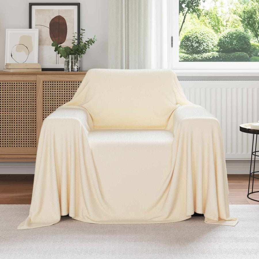 Kleden 6 stuks Crème 210 x 140 cm Fleece