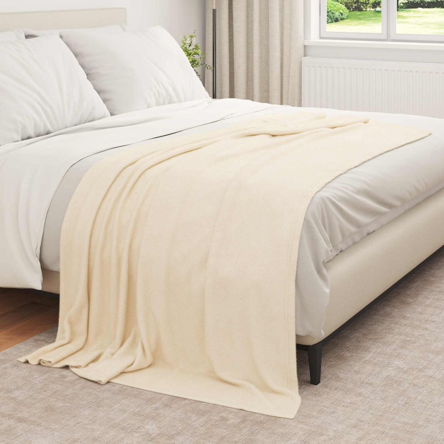 Kleden 6 stuks Crème 210 x 140 cm Fleece