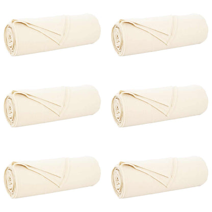 Kleden 6 stuks Crème 210 x 140 cm Fleece