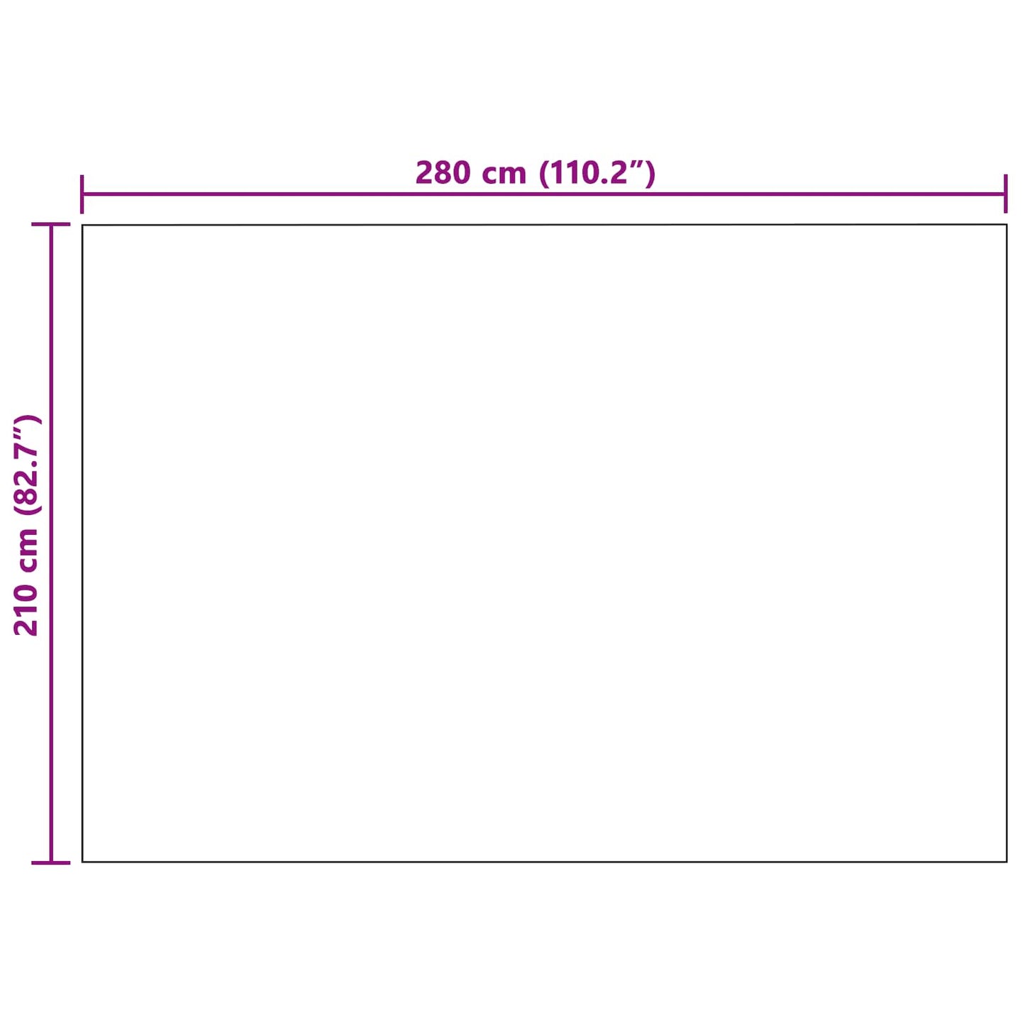 Kleden 6 stuks Marineblauw 280 x 210 cm Fleece