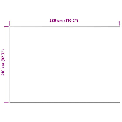 Kleden 6 stuks Marineblauw 280 x 210 cm Fleece