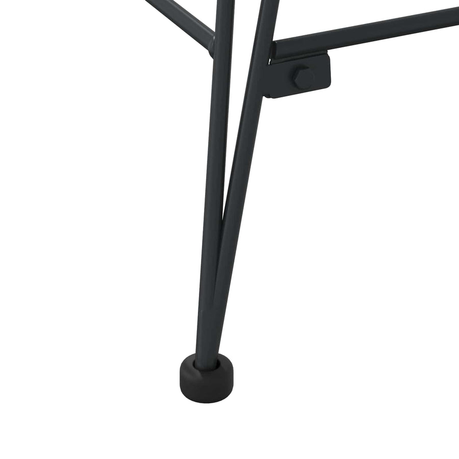 Barkruk 2 pcs Naturel 55 x 52 x 92 cm Riet en IJzer