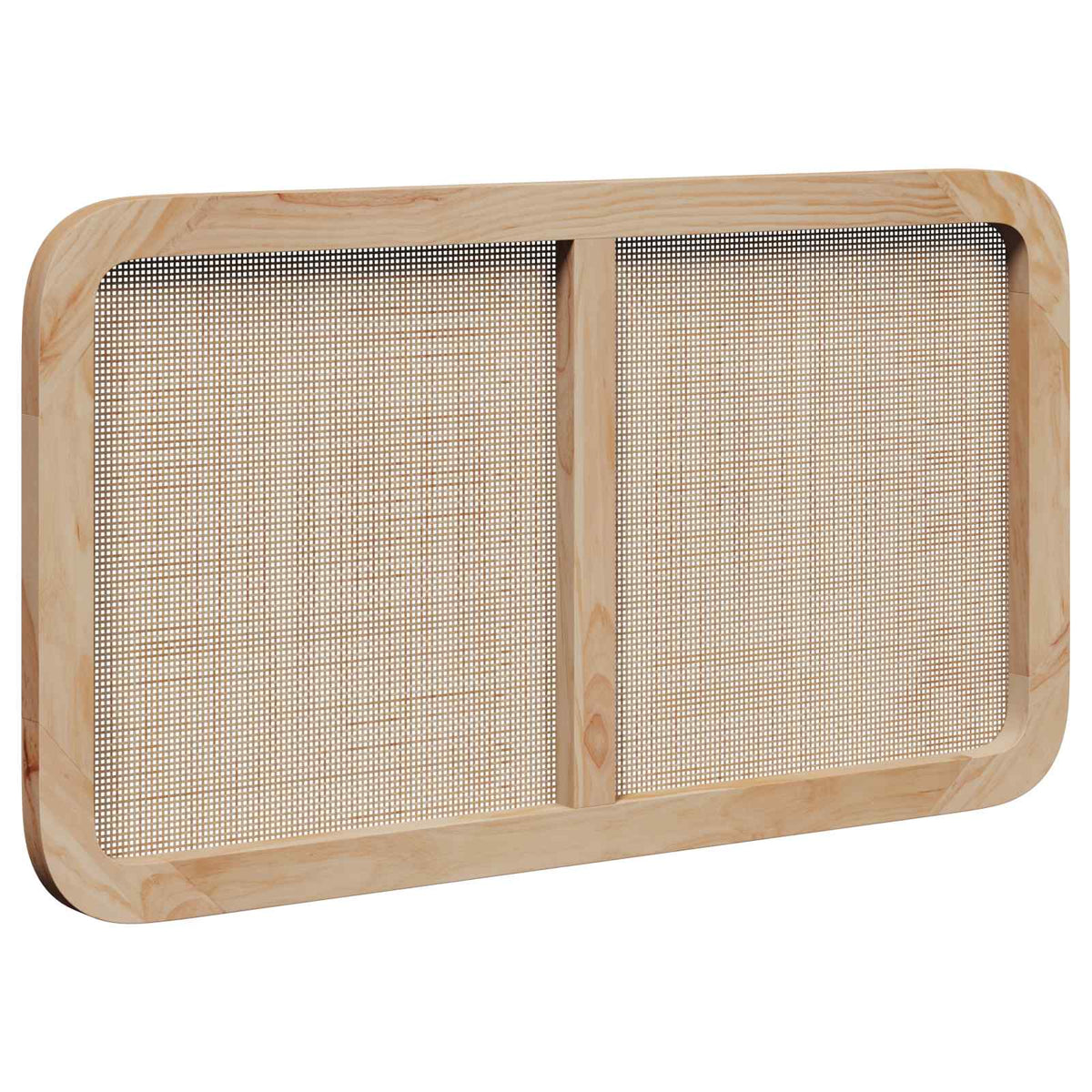 Hoofdbord met hoofdeinde Naturel 100 x 55 x 3 cm Rattan