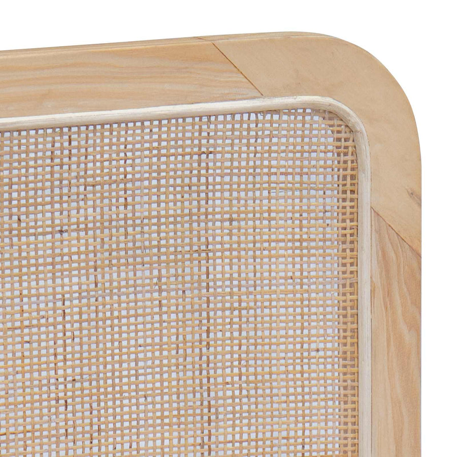 Hoofdbord met hoofdeinde Naturel 120 x 55 x 3 cm Rattan