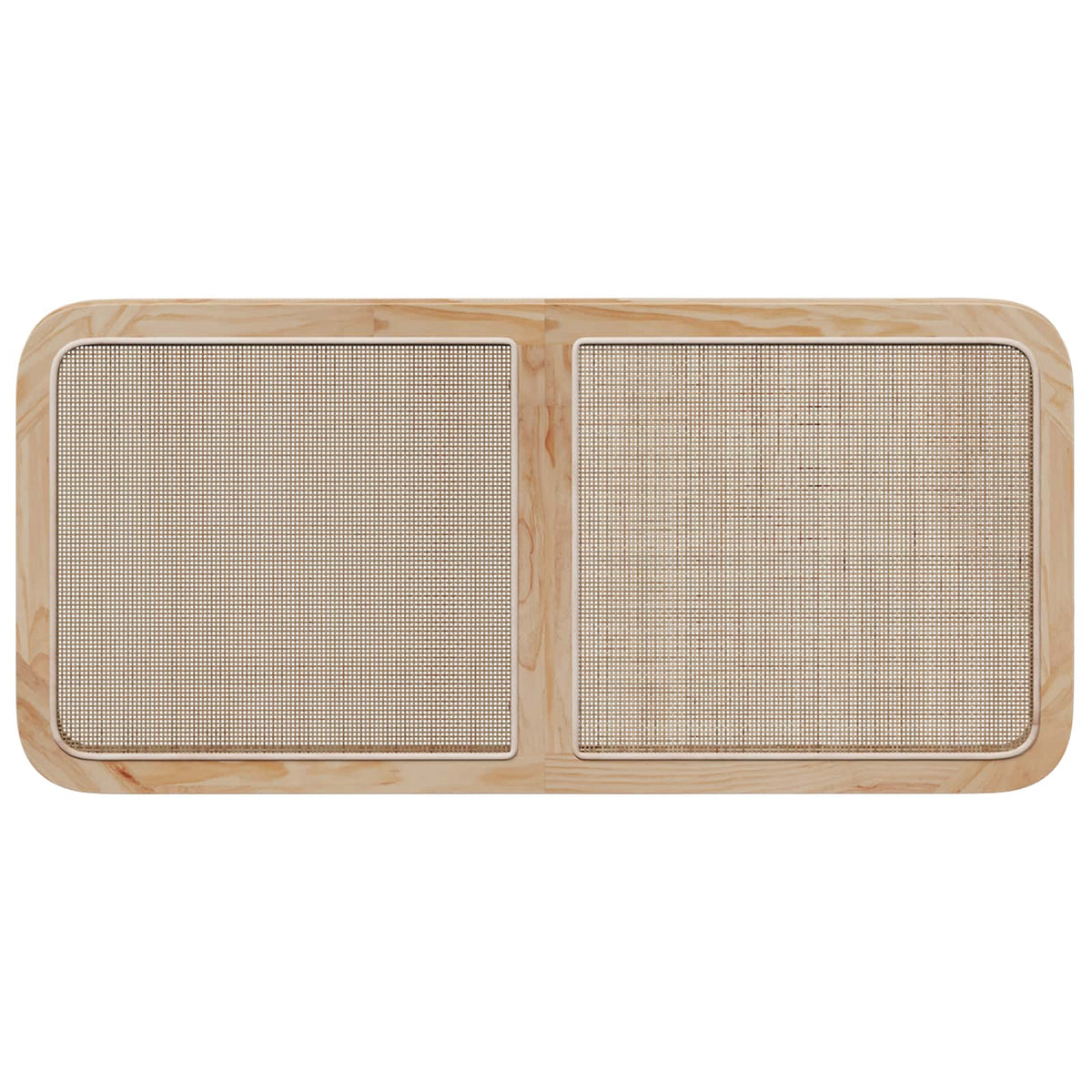 Hoofdbord met hoofdeinde Naturel 120 x 55 x 3 cm Rattan