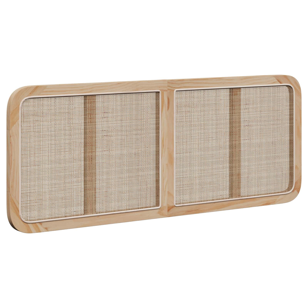 Hoofdbord met hoofdeinde Naturel 140 x 55 x 3 cm Rattan