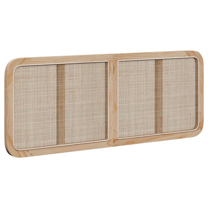 Hoofdbord met hoofdeinde Naturel 140 x 55 x 3 cm Rattan