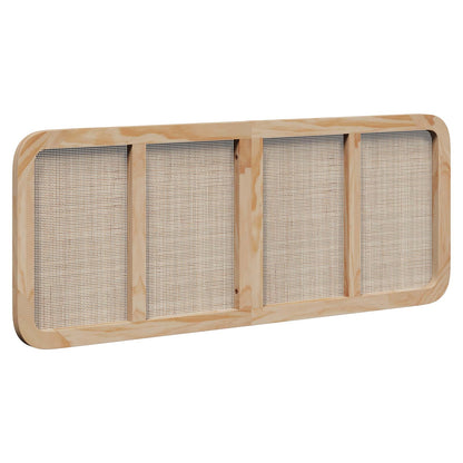 Hoofdbord met hoofdeinde Naturel 140 x 55 x 3 cm Rattan