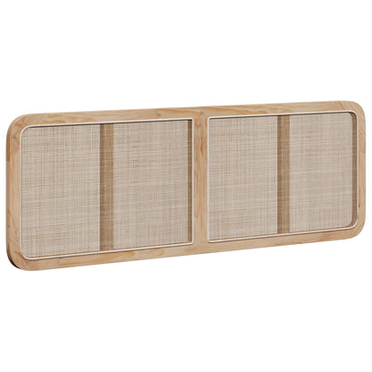 Hoofdbord met hoofdeinde Naturel 160 x 55 x 3 cm Rattan