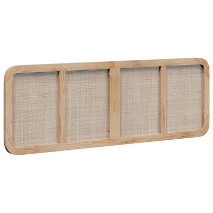 Hoofdbord met hoofdeinde Naturel 160 x 55 x 3 cm Rattan