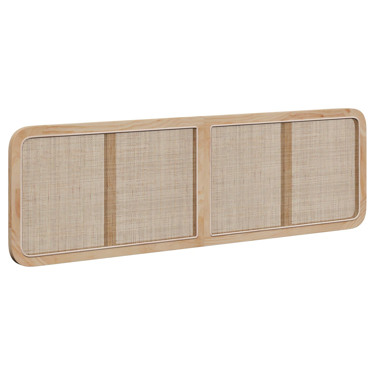 Hoofdbord met hoofdeinde Naturel 180 x 55 x 3 cm Rattan