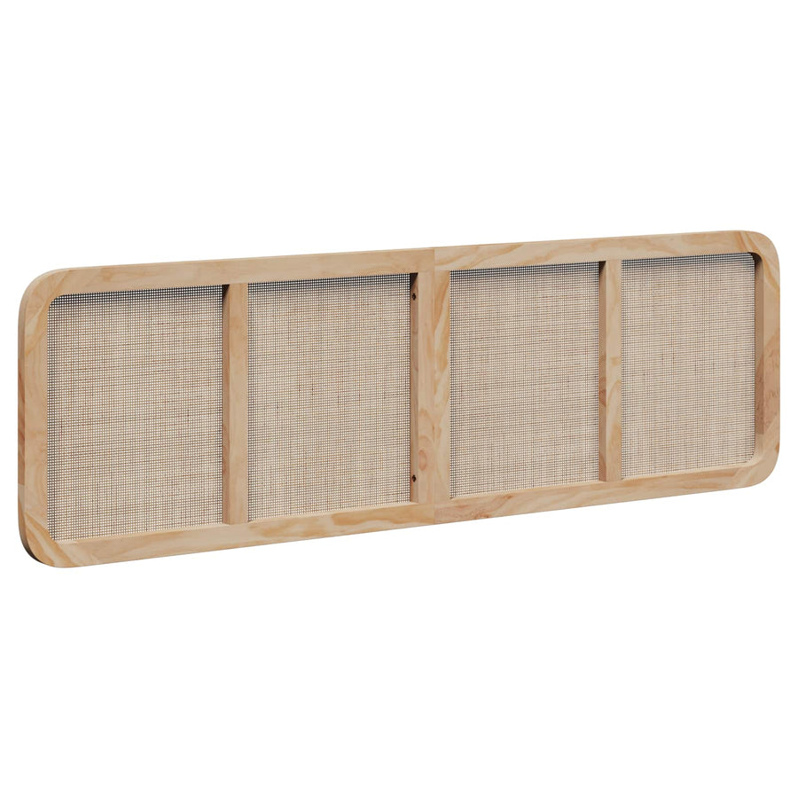 Hoofdbord met hoofdeinde Naturel 180 x 55 x 3 cm Rattan