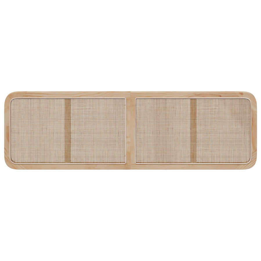 Hoofdbord met hoofdeinde Naturel 180 x 55 x 3 cm Rattan
