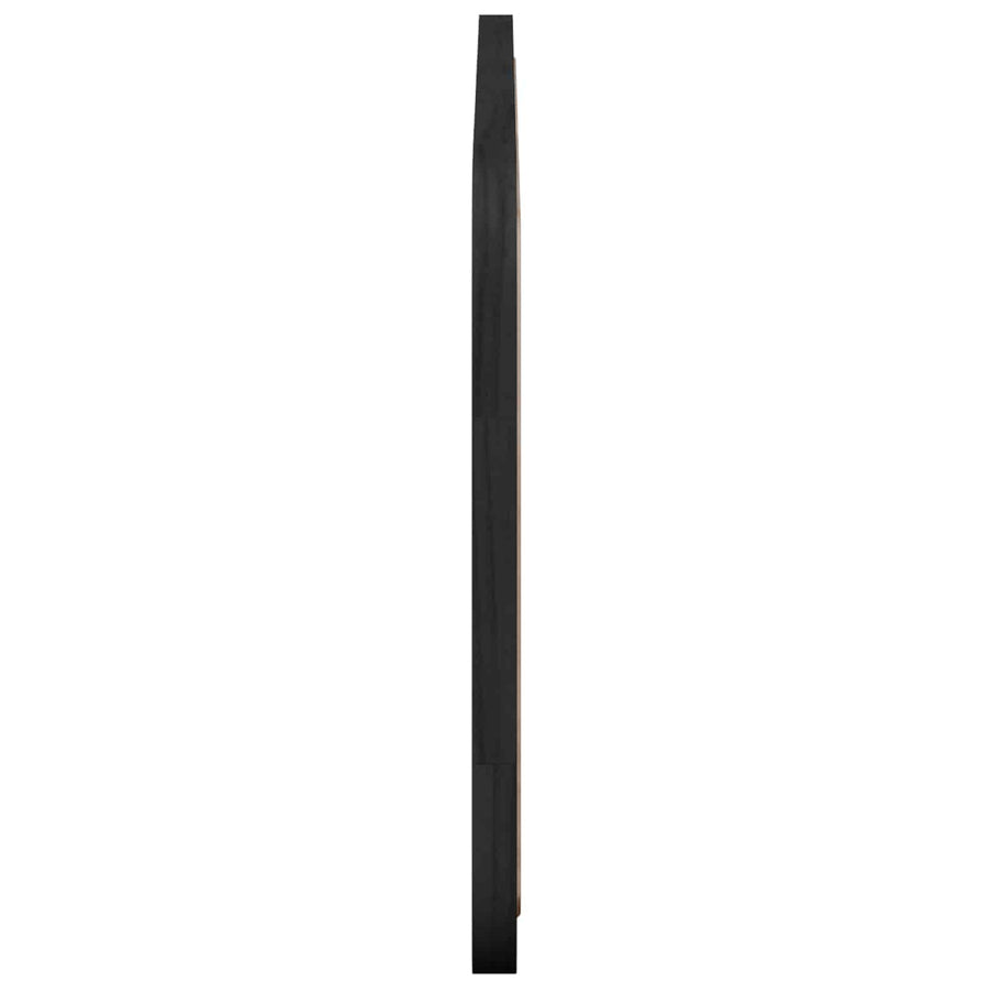 Hoofdbord met hoofdeinde Zwart 120 x 55 x 3 cm Rattan