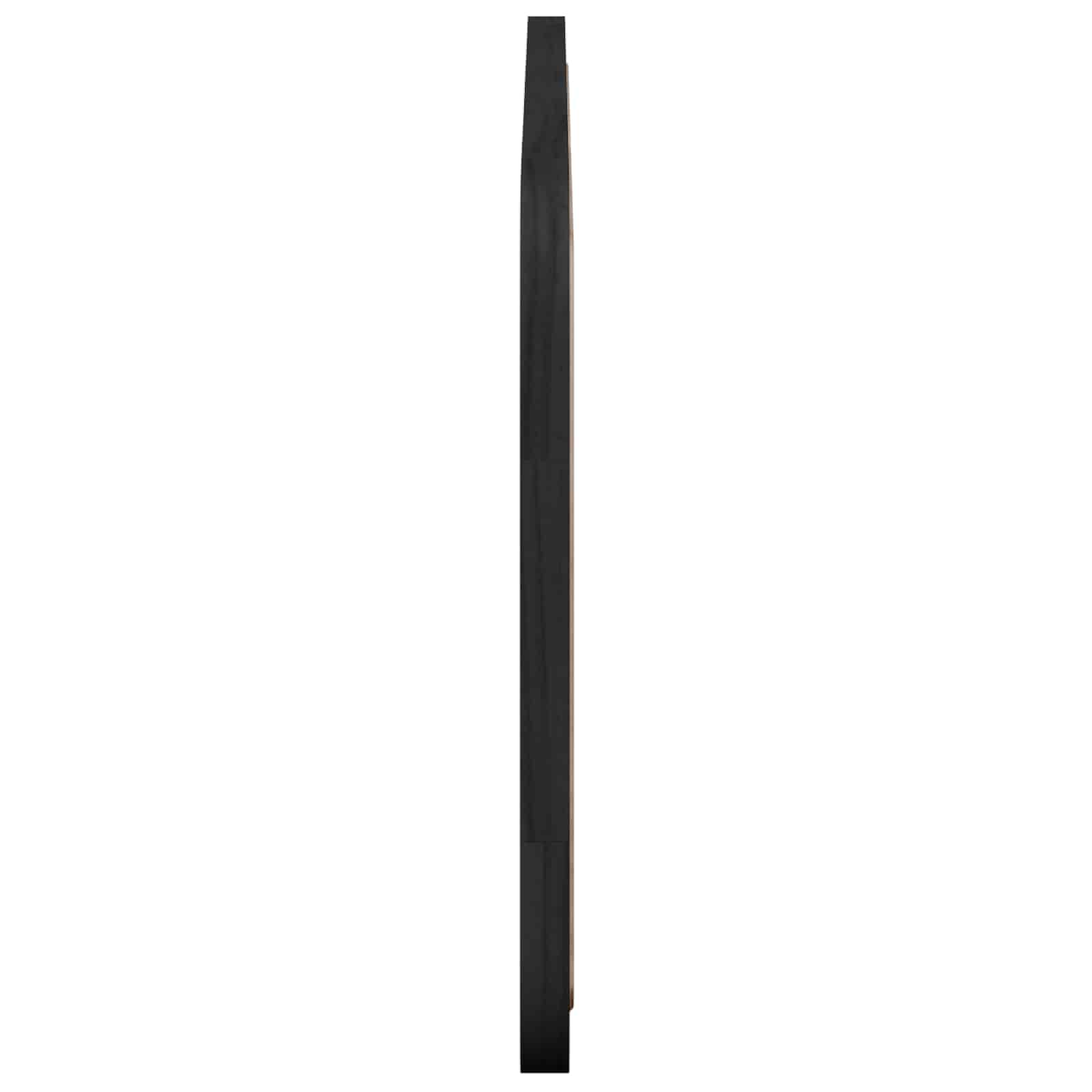 Hoofdbord met hoofdeinde Zwart 140 x 55 x 3 cm Rattan