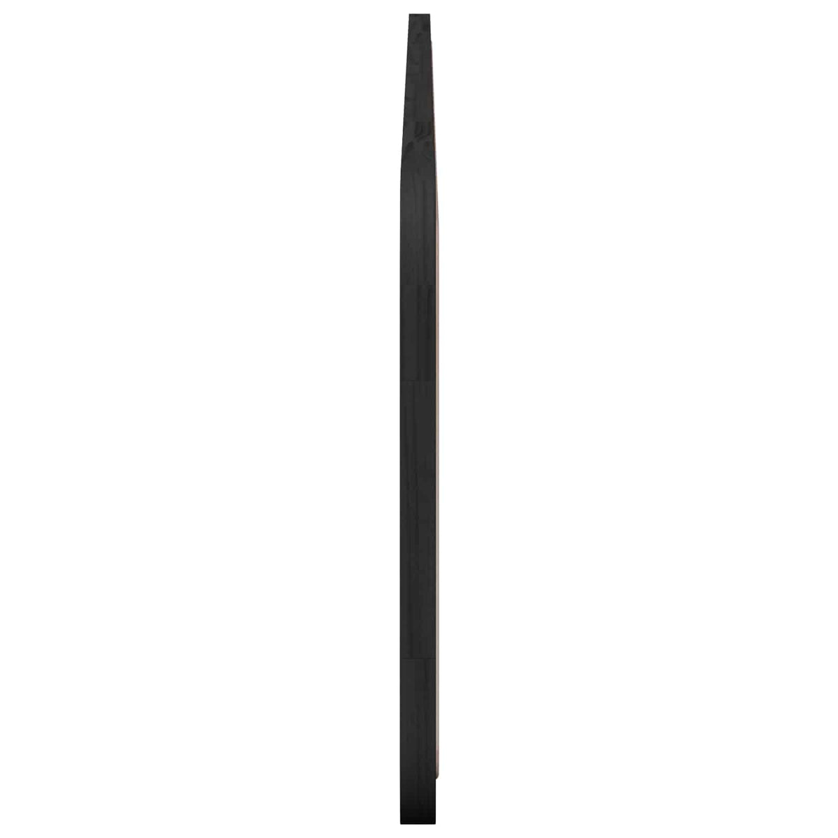 Hoofdbord met hoofdeinde Zwart 200 x 55 x 3 cm Rattan