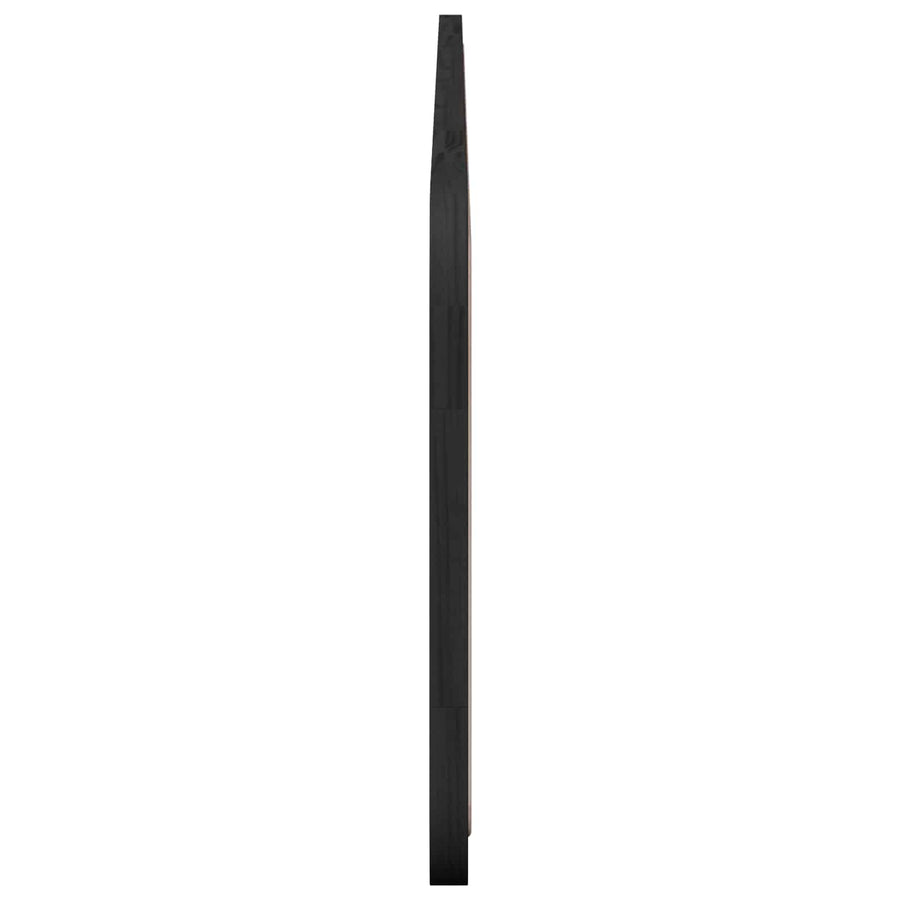 Hoofdbord met hoofdeinde Zwart 200 x 55 x 3 cm Rattan