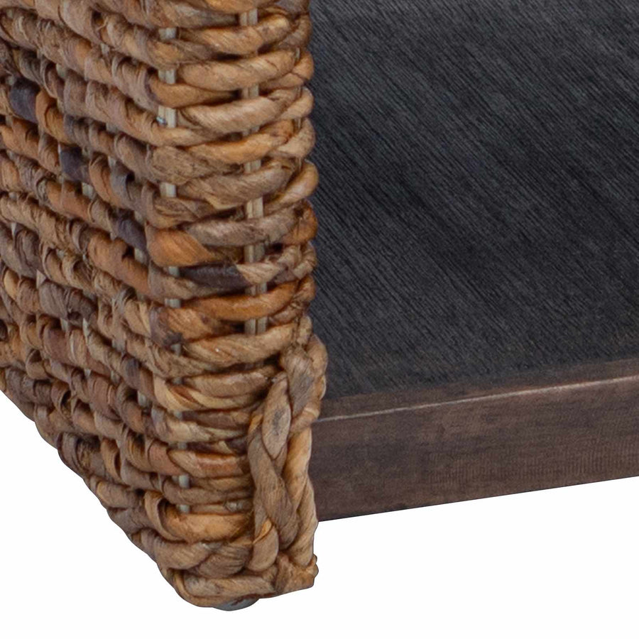 Bijzettafel Naturel 44.5 x 45 x 45 cm Massief Mahoniehout