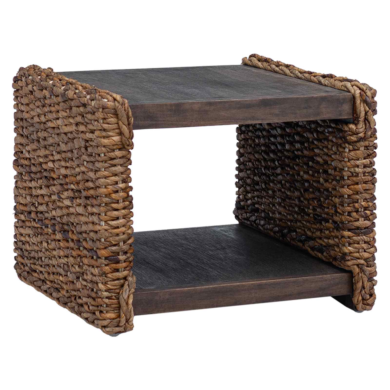 Bijzettafel Naturel 44.5 x 45 x 45 cm Massief Mahoniehout