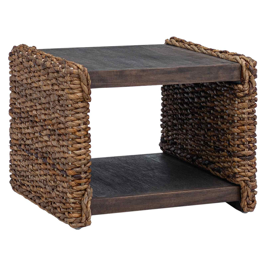 Bijzettafel Naturel 44.5 x 45 x 45 cm Massief Mahoniehout