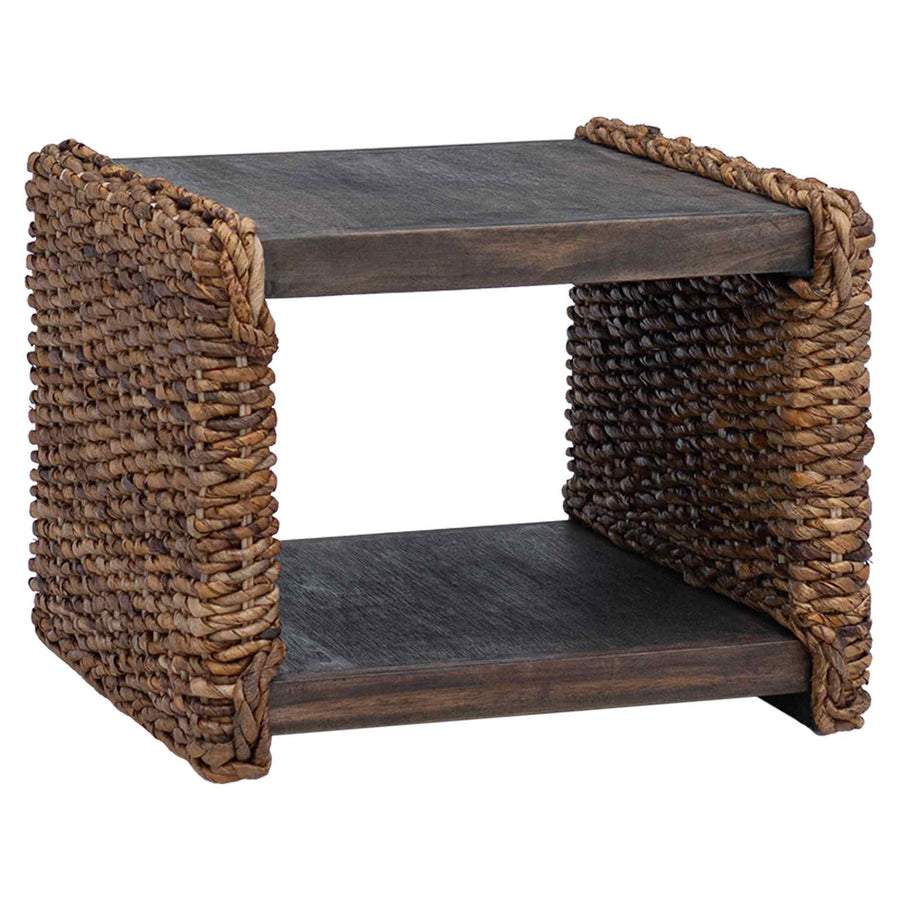 Bijzettafel Naturel 44.5 x 45 x 45 cm Massief Mahoniehout