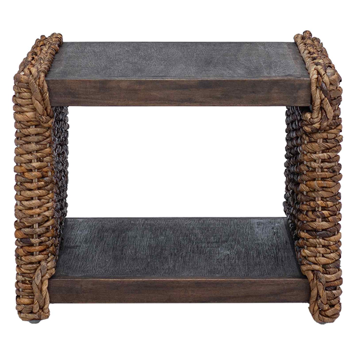 Bijzettafel Naturel 44.5 x 45 x 45 cm Massief Mahoniehout