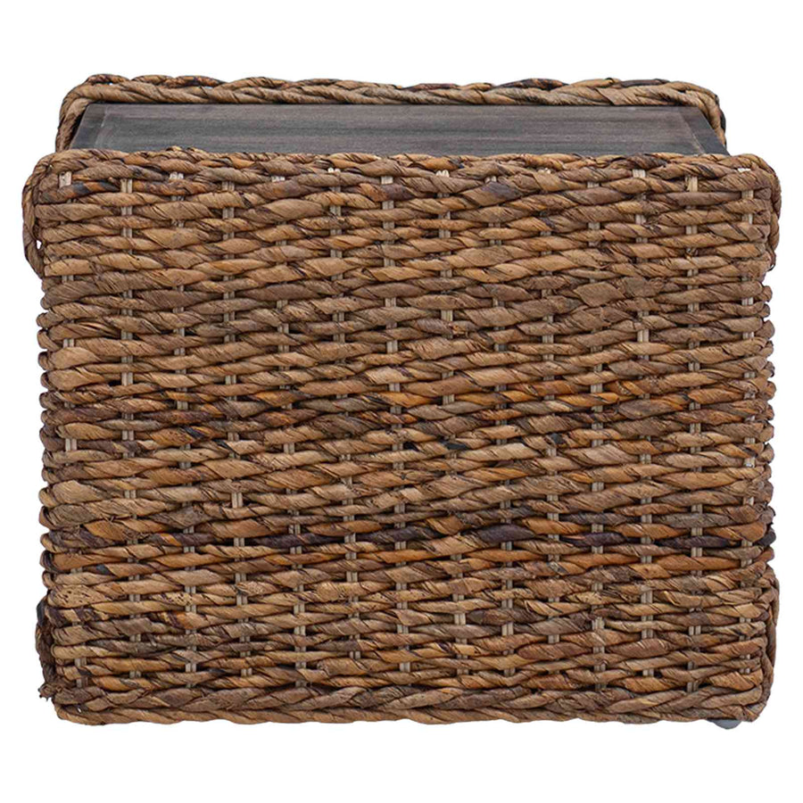 Bijzettafel Naturel 44.5 x 45 x 45 cm Massief Mahoniehout