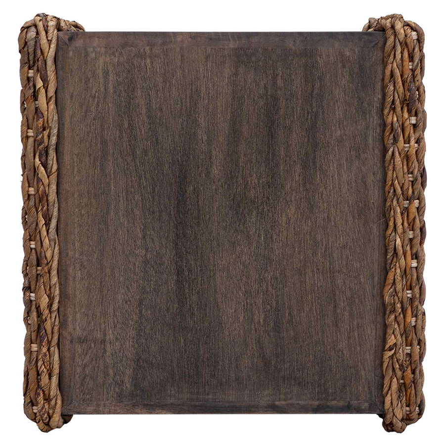 Bijzettafel Naturel 44.5 x 45 x 45 cm Massief Mahoniehout