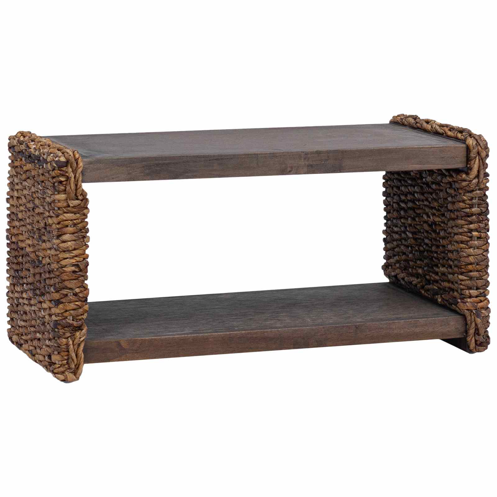 Bijzettafel Naturel 44.5 x 45 x 45 cm Massief Mahoniehout