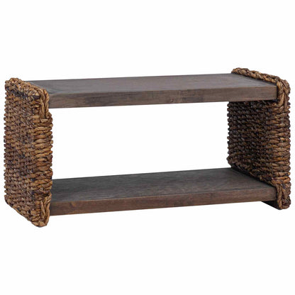 Bijzettafel Naturel 44.5 x 45 x 45 cm Massief Mahoniehout