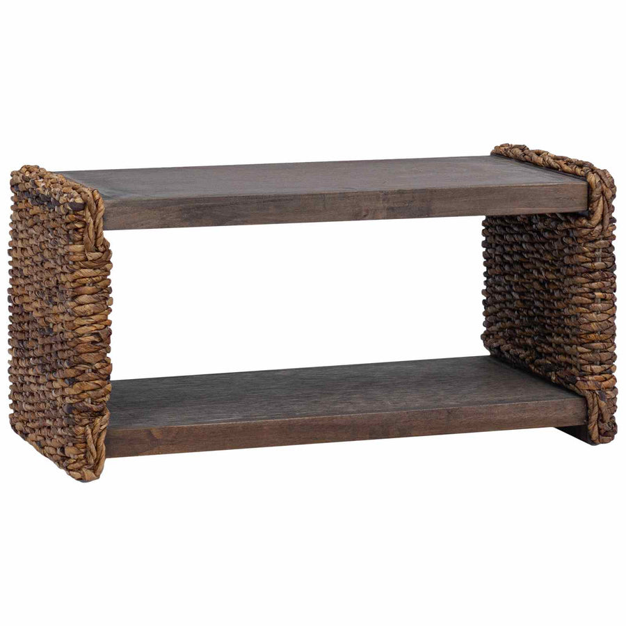 Bijzettafel Naturel 44.5 x 45 x 45 cm Massief Mahoniehout