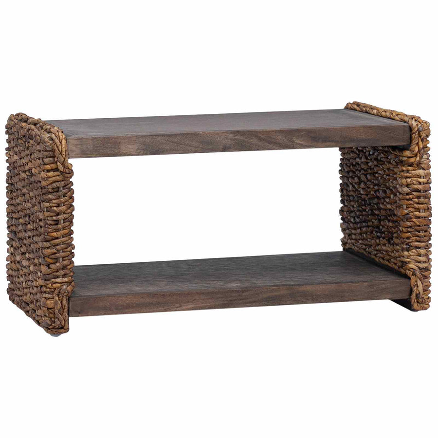 Bijzettafel Naturel 44.5 x 45 x 45 cm Massief Mahoniehout