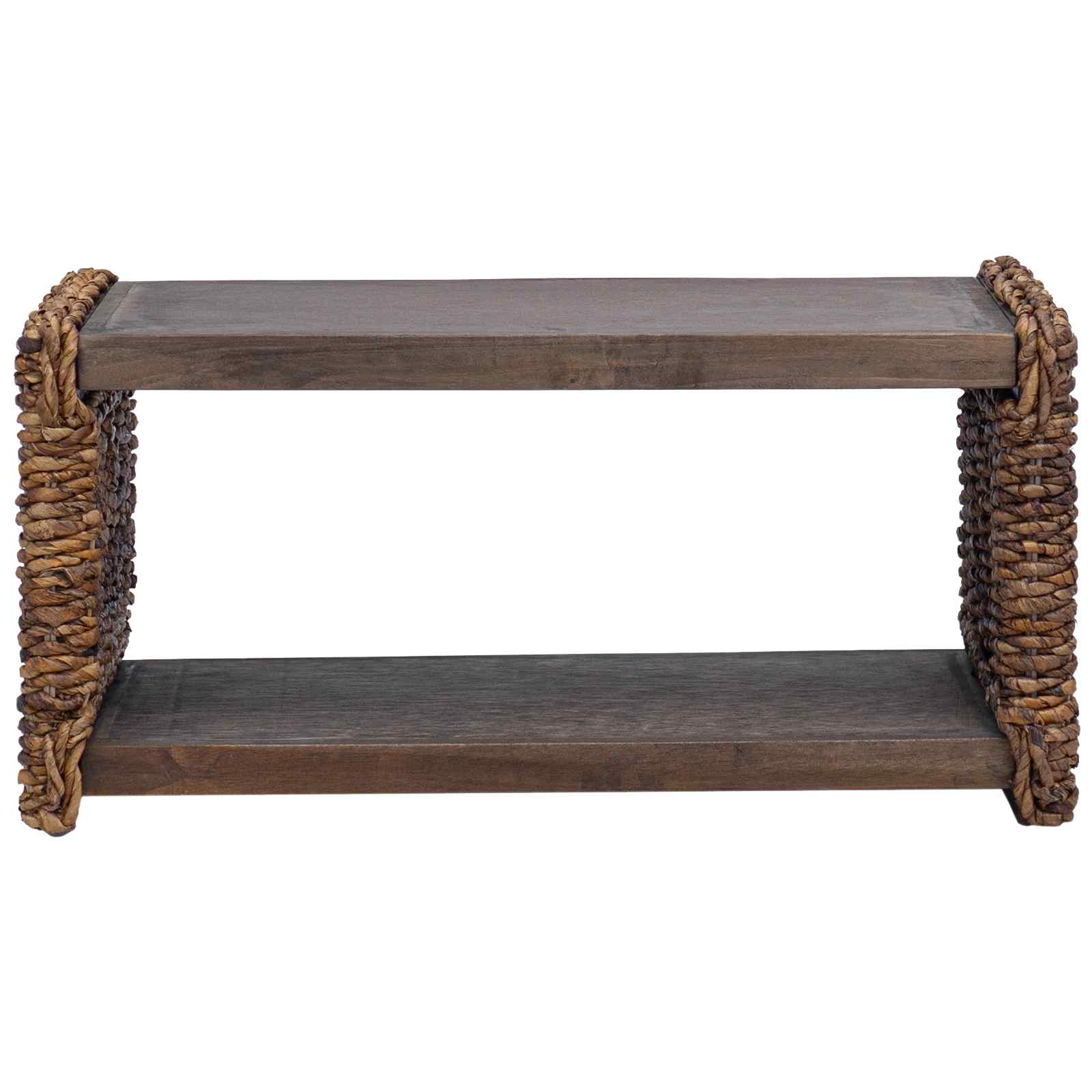 Bijzettafel Naturel 44.5 x 45 x 45 cm Massief Mahoniehout