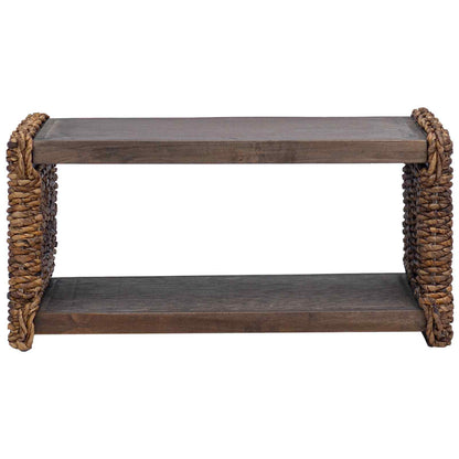 Bijzettafel Naturel 44.5 x 45 x 45 cm Massief Mahoniehout