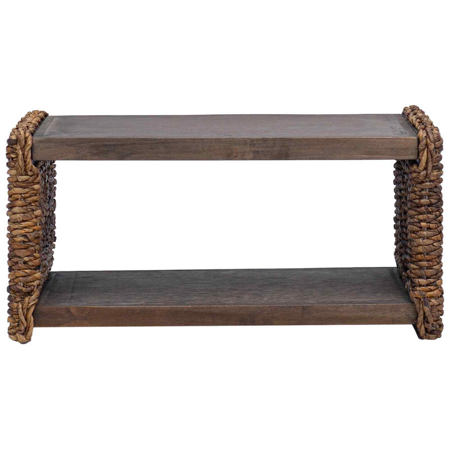 Bijzettafel Naturel 44.5 x 45 x 45 cm Massief Mahoniehout