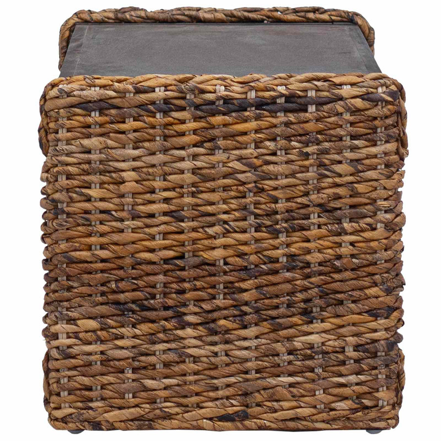 Bijzettafel Naturel 44.5 x 45 x 45 cm Massief Mahoniehout