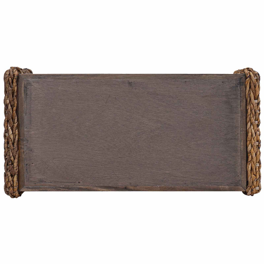 Bijzettafel Naturel 44.5 x 45 x 45 cm Massief Mahoniehout