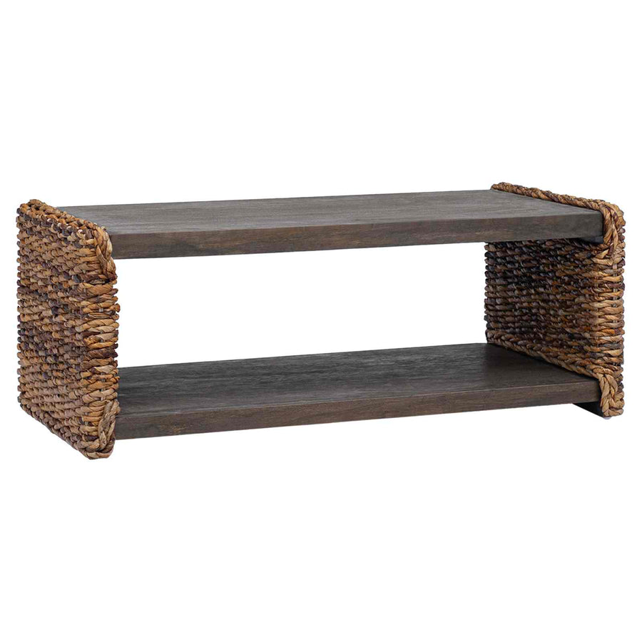 Bijzettafel Naturel 44.5 x 45 x 45 cm Massief Mahoniehout