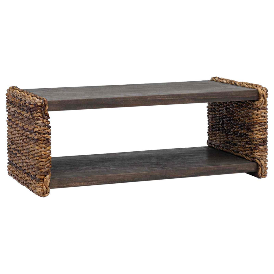 Bijzettafel Naturel 44.5 x 45 x 45 cm Massief Mahoniehout
